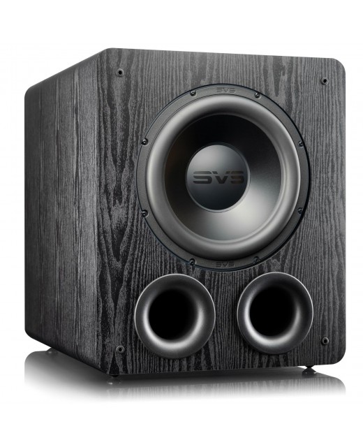 SVS PB-2000 PRO 12-Inch Ported Box Subwoofer with Sledge STA-550D Amp BLACK ASH